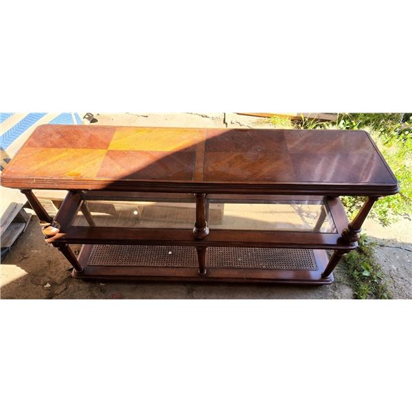 Wooden Sofa Table H-2ft 4" W-4ft 6" D-1ft 8"