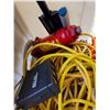 Image 1 : Bin of Assorted Power Cables and Car supplies