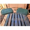Image 1 : Set of 2, Green Stool Seats H-1ft 5 1/2"