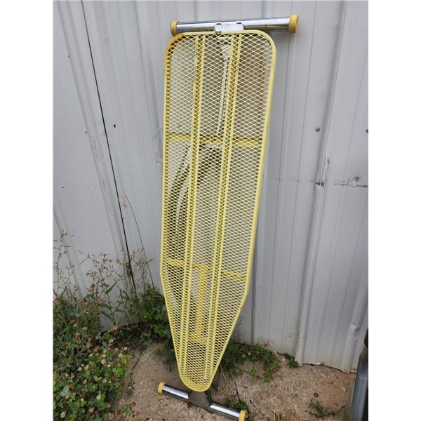 Vintage Ironing Board, Metal Legs