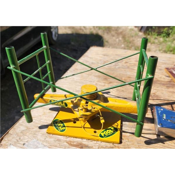 "Poole Construction" Trophy? Desk Toy?