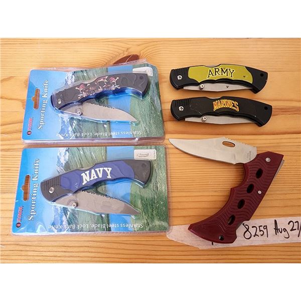 Lot of Pocket Knives