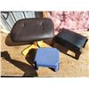 Image 1 : Lot of 3 Assorted Stools/Foot rests