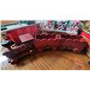 Image 4 : Lot of Christmas Trains, 1 battery powered Train, 1 Wooden Train set, Plus Christmas Décor