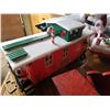 Image 6 : Lot of Christmas Trains, 1 battery powered Train, 1 Wooden Train set, Plus Christmas Décor