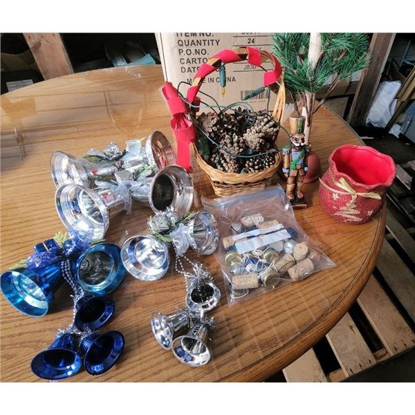 Lot Of Christmas Decorations, Redneck Xmas Tree