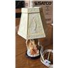 Image 1 : Cute Ceramic Angel Lamp with Photo Lamp Shade, Tested Working
