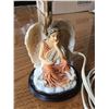 Image 2 : Cute Ceramic Angel Lamp with Photo Lamp Shade, Tested Working