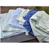 Image 1 : Lot of Assorted Twin Bed Sheets and Mattress Pads
