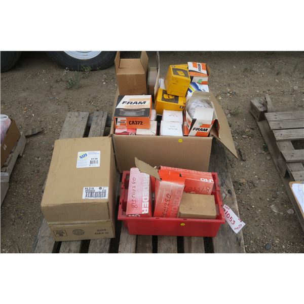 Pallet of misc,filters. Auto ,AG …