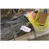 Image 4 : Pallet of steel cable, rope and some mesh.