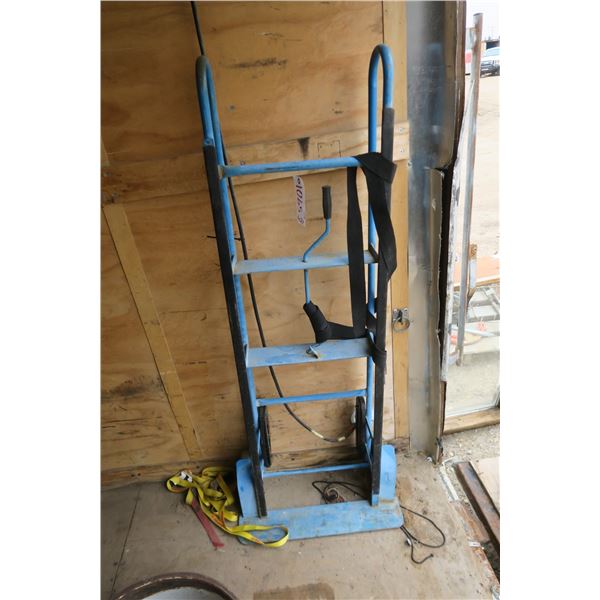 blue appliance dolly.