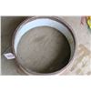 Image 3 : white tractor rim for fire pit.