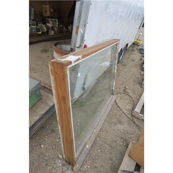 large window with frame. 36" x 54"