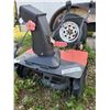 Image 4 : red electric snow thrower (untested)