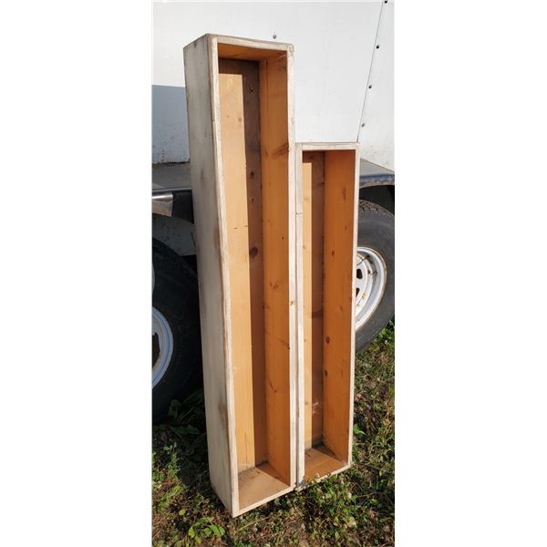 2 wooden planter? boxes
