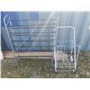 Image 1 : shoe rack (needs couple of screws) & folding shopping cart