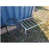 Image 1 : metal childs bedframe & d shaped patio side table