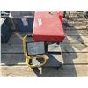 Image 1 : shop stool (needs couple bolts) & shop light