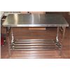 Image 1 : STAINLESS STEEL FOLDING  TABLE