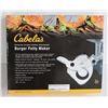 Image 1 : CABELA'S GRINDER BURGER PATTY ATTACHMENT