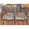 Image 1 : LOT OF TWO BLUE ARM CHAIRS