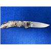Image 1 : Buck USA Camo Lock Blade pocket knife with clip model 286