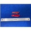 Image 2 : Lot of 2 Victorinox Red Swiss Army Multi-tool Slip Knife