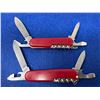 Image 1 : Lot of 2 Victorinox Red Swiss Army Multi-tool Slip Knife
