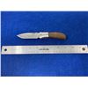 Image 2 : CRKT M4-02W Wooden handle Lock Blade folding pocket knife with clip