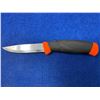 Image 1 : Morakniv Stainless Steel Orange and Black knife with Orange Case