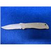 Image 1 : Gerber Silver Lock Blade folding pocket knife with clip model 4660520A