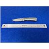 Image 2 : Buck Silver Lock Blade folding pocket knife with clip model 190