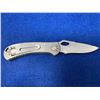 Image 1 : Buck USA Silver Lock Blade folding pocket knife with clip model 722