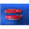 Image 2 : Lot of 2 Victorinox Red Swiss Army Multi-tool Slip Knife