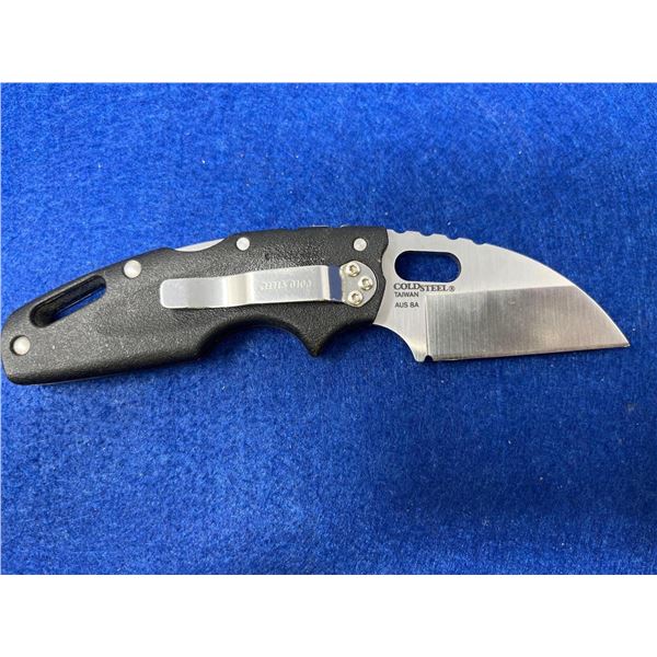 Cold Steel tuff lite Black Lock Blade folding pocket knife with clip model AUS 8A
