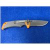 Image 1 : Gerber Bear Grylls Black and Orange Lock Blade folding pocket knife with clip model 6580413A1