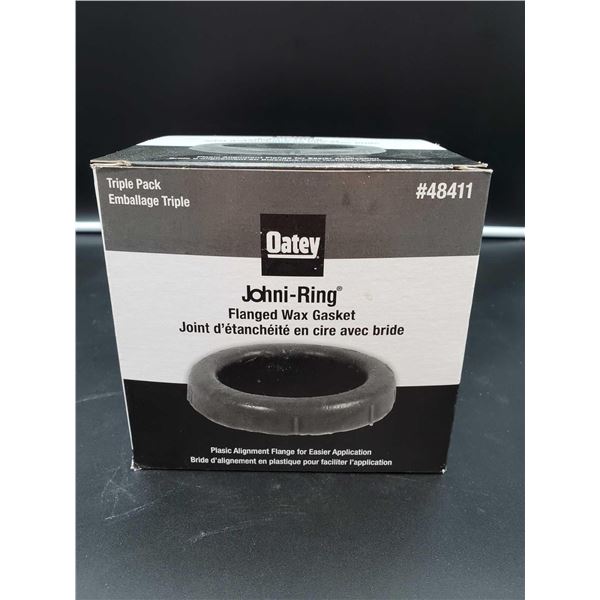 Oatey Johni-Ring Flanged Wax Gasket-triple pack