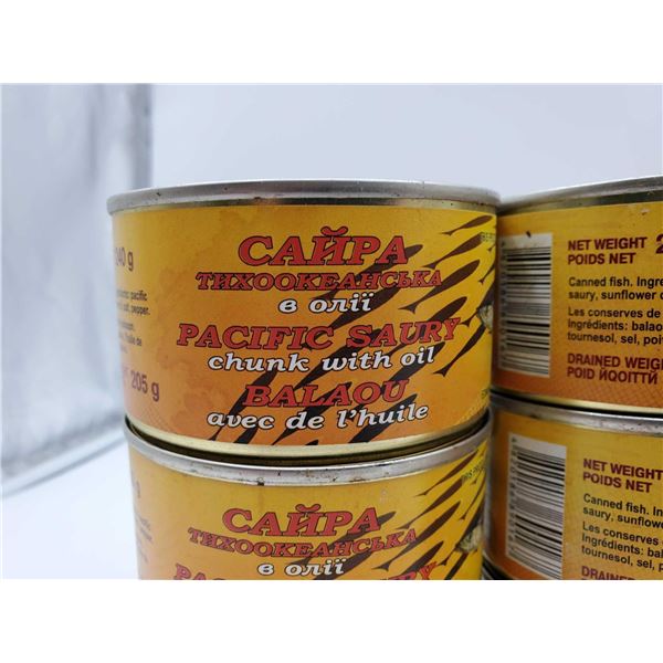 Pacific Saury Chunk with Oil (12 x 205g)