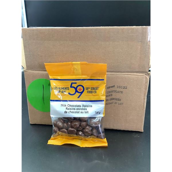 59th Street Milk Chocolate Raisins (12 x 100g)