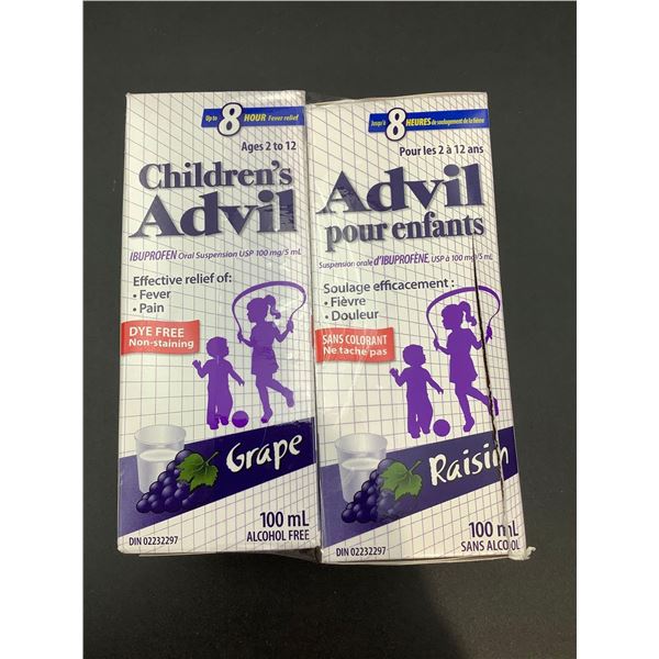 Children's Advil-Grape (2 x 100ml)