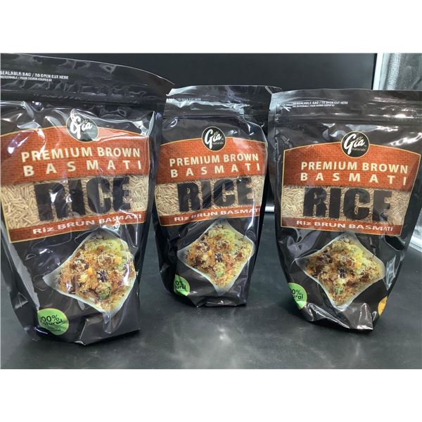 Premium Brown Basmati Rice (3 x 2lbs)