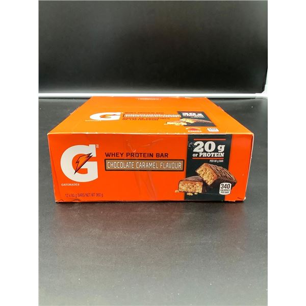 Gatorade Whey Protein Bars- Chocolate Carmel Flavour (12 x 80g)