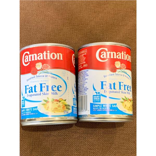 Carnation Fat Free Evaporated Skim Milk (2 x354ml)