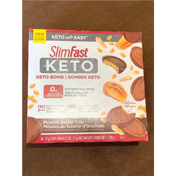 SlimFast Keto Peanut Butter Cup (14 x 17g)