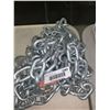 Image 1 : Steel Chain 15ft NEW with Lock and Key