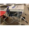 Image 1 : Kobalt Table Saw with fence and foldable rolling stand