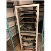 Image 2 : Commercial Kitchen Rolling Cooling Bakers rack with Trays