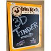 Image 1 : Big Rock Brewery Yellow Border Hanging Chalkboard