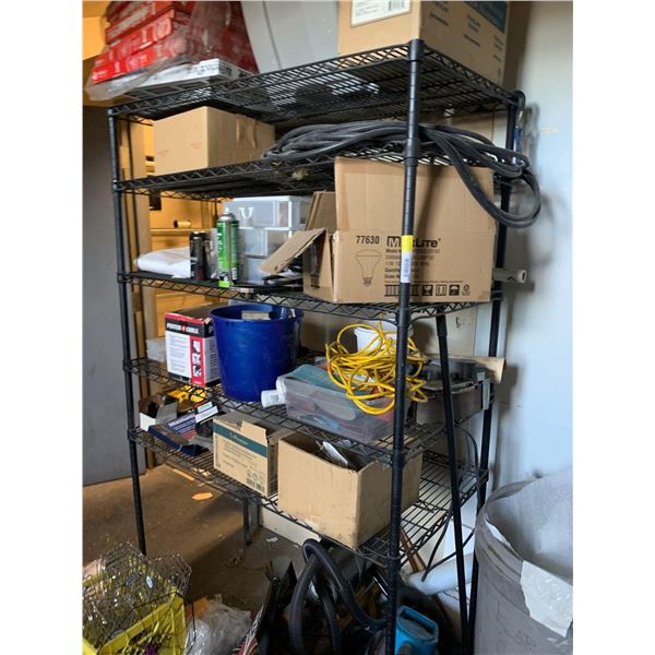 5 Tier Metal Storage Shelving - no contents